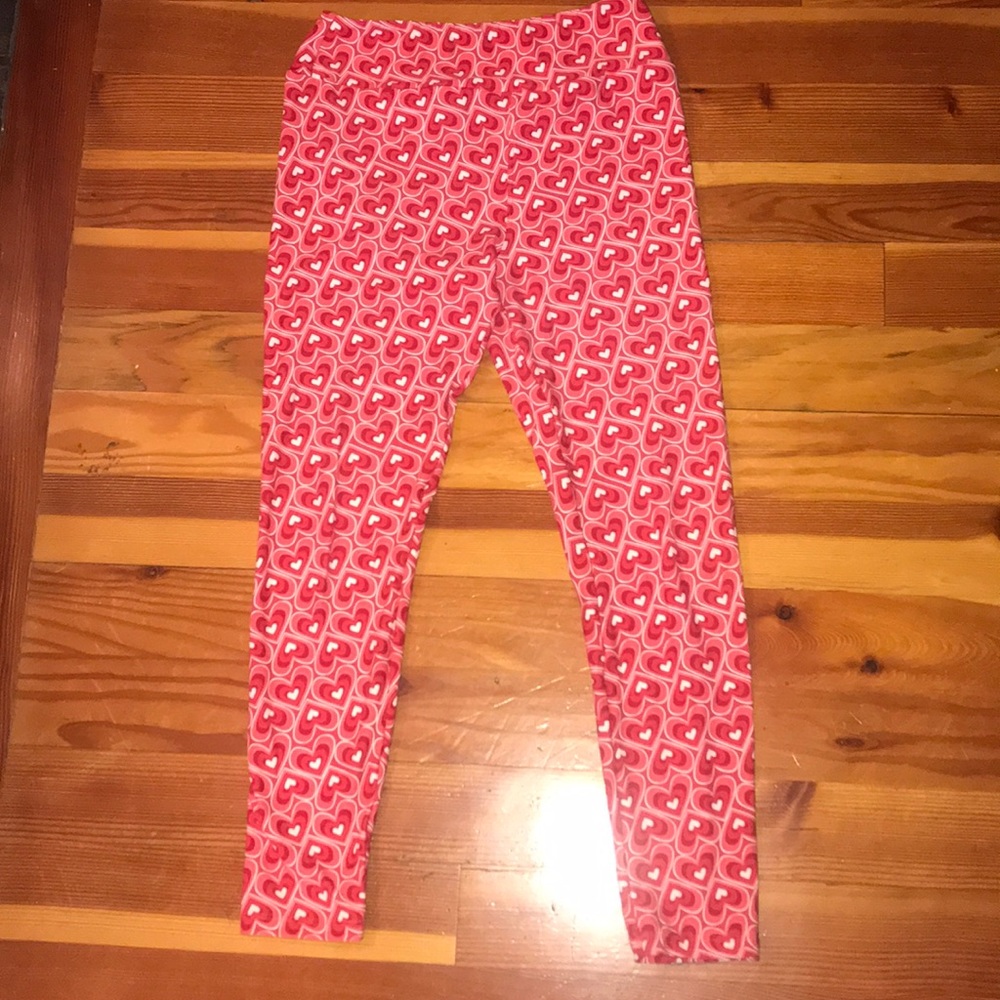 NEW Lularoe ONE SIZE Heart Leggings